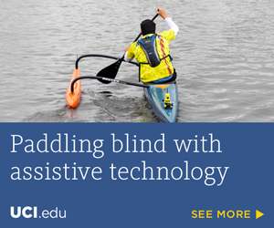 Paddling blind with assistive technology